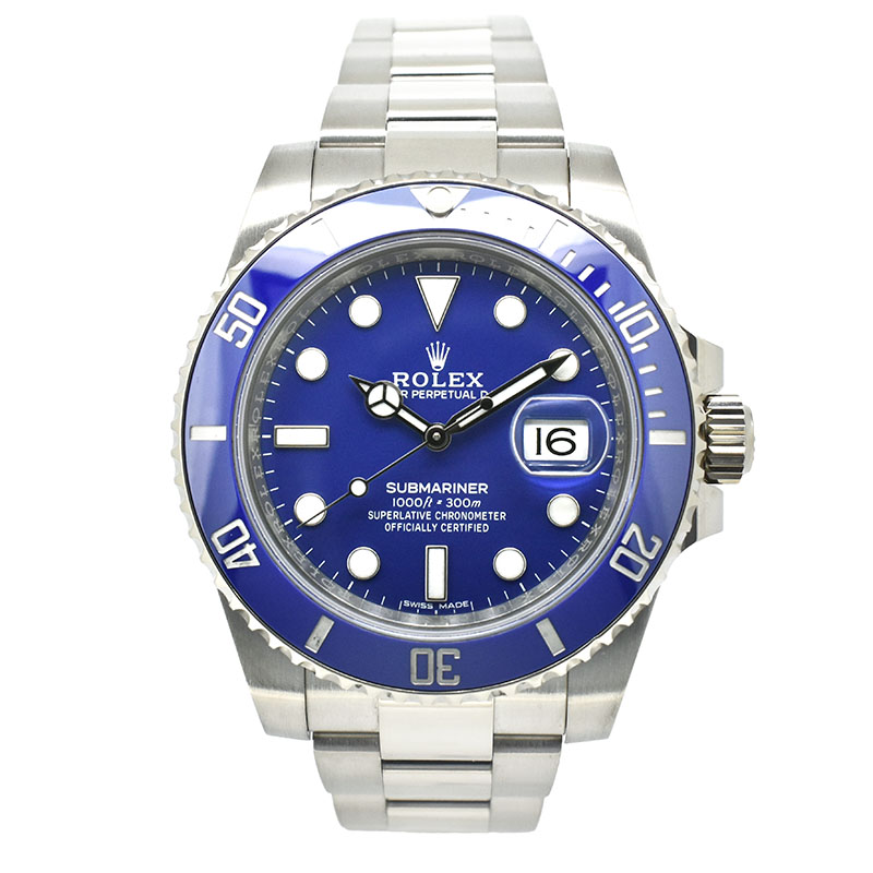 ロレックス　ROLEX　サブマリーナデイト　116619LB　18KWG　ブルー　40mm　ランダム番　USED　中古