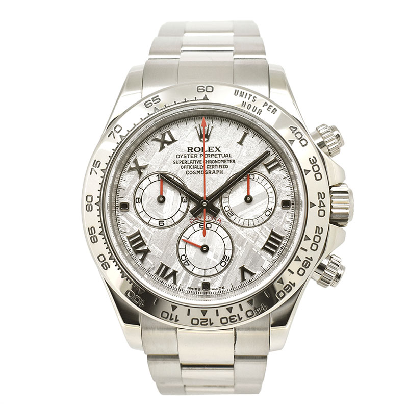 ロレックス　ROLEX　デイトナ メテオライト　116509　K18WG　M番ルーレット　USED　中古