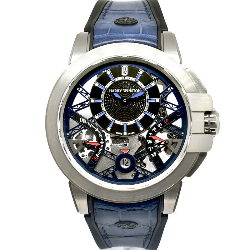 ハリーウィンストン　HARRY WINSTON　プロジェクト Z10　OCEABI42ZZ001　42.2mm　ザリウム　世界300本限定　USED　中古