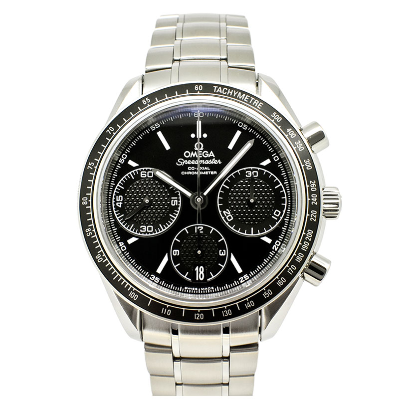 オメガ　OMEGA　スピードマスターレーシング　326.30.40.50.01.001　SS　ブラック　40mm　自動巻　USED　中古