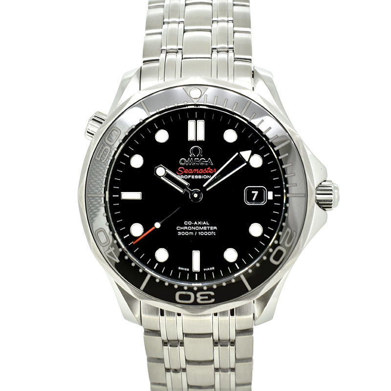 オメガ　OMEGA　シーマスター300 コーアクシャル　212.30.41.20.01.003　ブラック　41mm　USED　中古