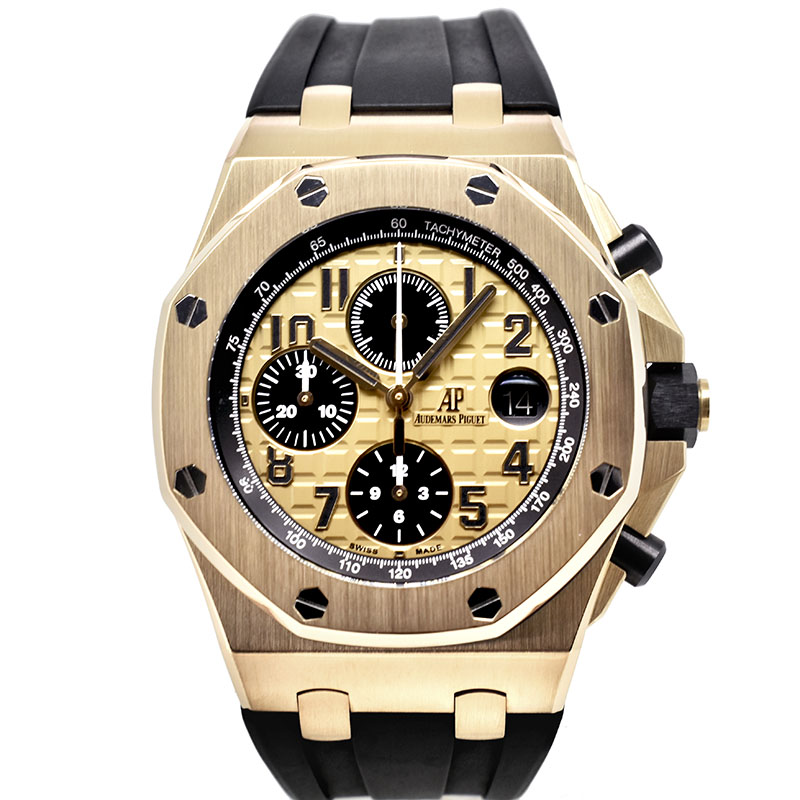 オーデマ・ピゲ　AUDEMARS PIGUET　ロイヤルオーク オフショアクロノグラフ　26470OR.OO.A002CR.01　18KPG　ラバーベルト　42mm　USED　中古