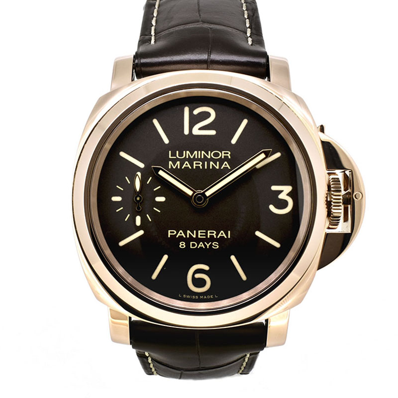 パネライ　PANERAI　ルミノールマリーナ 8デイズ オロロッソ　PAM00511　44mm　18KRG　S番　手巻き　USED　中古