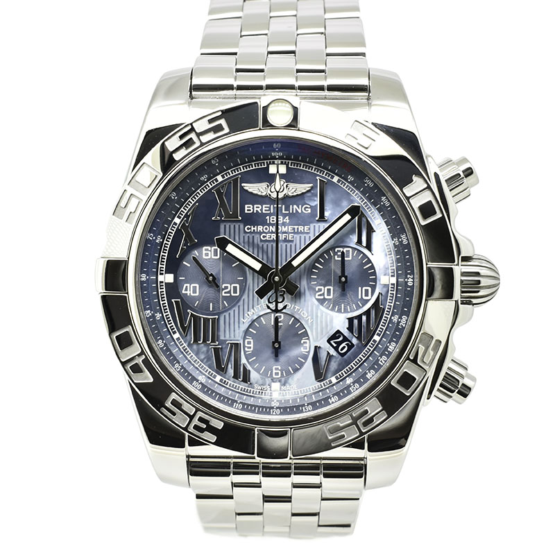 ブライトリング　BREITLING　クロノマット44 ジャパンリミテッド　A011BMPPA　ブラックシェルローマ　日本400本限定　44mm　USED　中古