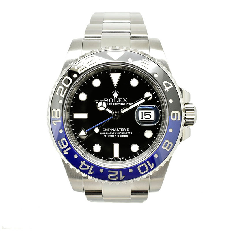 ロレックス　ROLEX　GMTマスター2　116710BLNR　40mm　青黒ベゼル　USED　中古