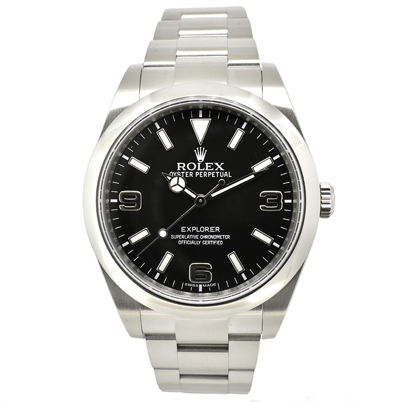 ロレックス　ROLEX　エクスプローラー1　Ref.214270　39mm　ブラックアウト　ランダム番　USED　中古