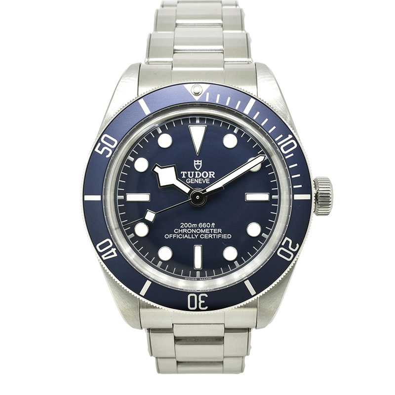 チューダー(チュードル)　TUDOR　ヘリテージ ブラックベイ フィフティエイト　79030B　39mm　ブルー　USED　中古