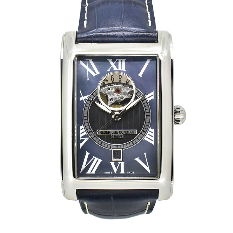 フレデリック・コンスタント　FREDERIQUE CONSTANT　カレ ハートビート　FC-315MPB4C26　ブラックシェル　39×31mm　世界500本限定　USED　中古
