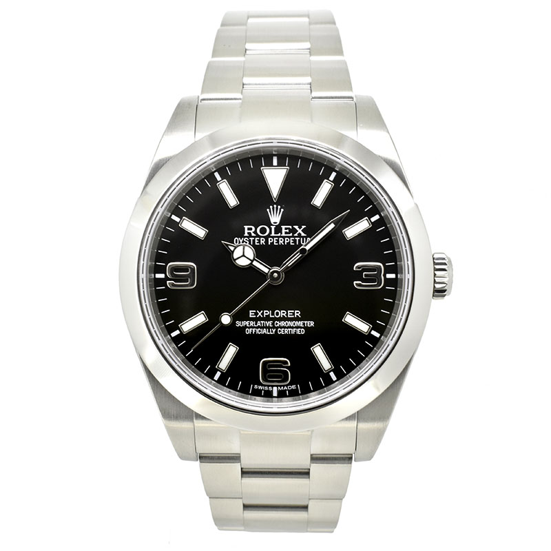 ロレックス　ROLEX　エクスプローラー1　Ref.214270　39mm　ブラックアウト　ランダム番　USED　中古