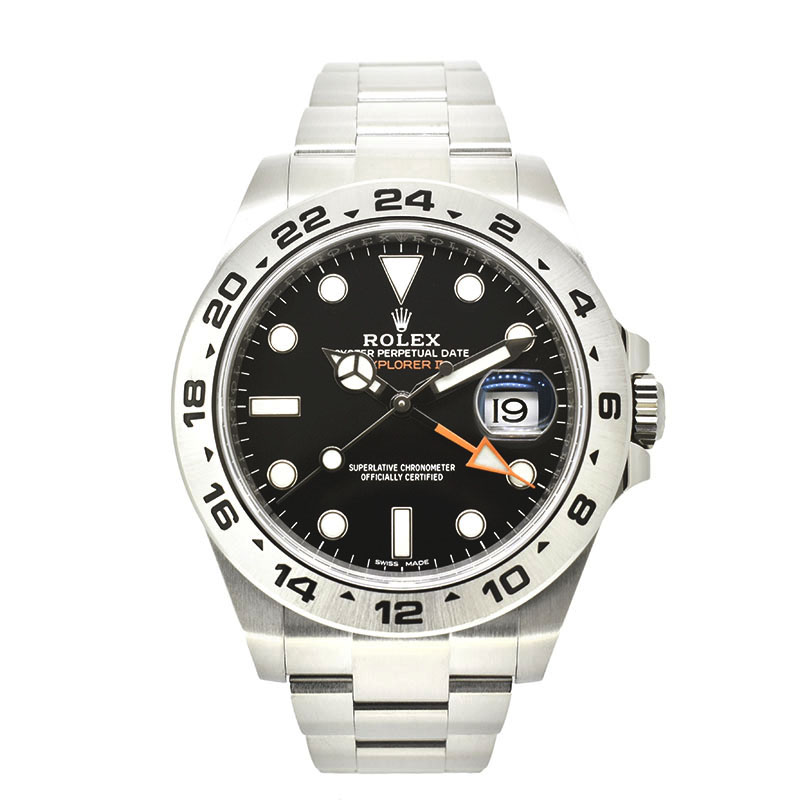 ロレックス　ROLEX　エクスプローラー2　Ref.216570　ブラック　ランダム番　USED　中古