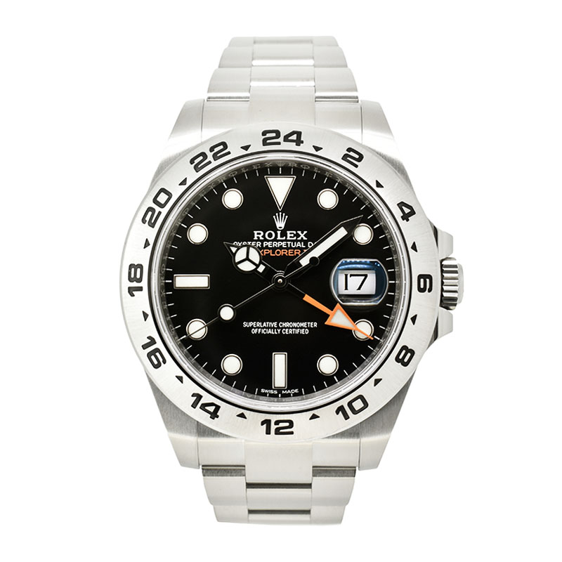 ロレックス　ROLEX　エクスプローラー2　Ref.216570　ブラック　ランダム番　USED　中古