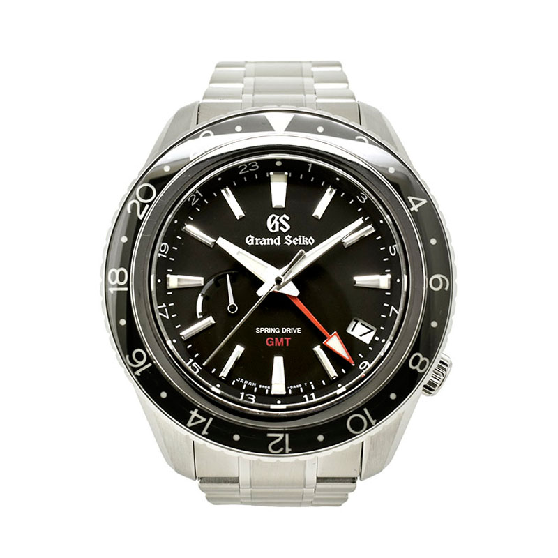 グランドセイコー　GRAND SEIKO　スプリングドライブ GMT　SBGE201　ブラック　44mm　マスターショップ限定　USED　中古