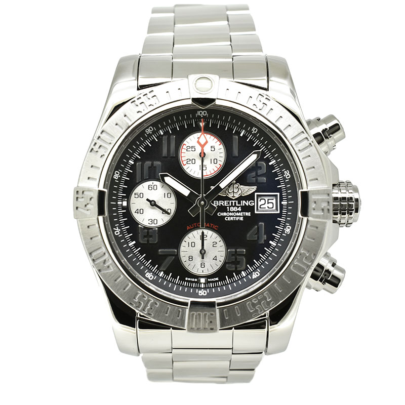 ブライトリング　BREITLING　アベンジャー2　A339B33PSS　43mm　ブラック　USED　中古