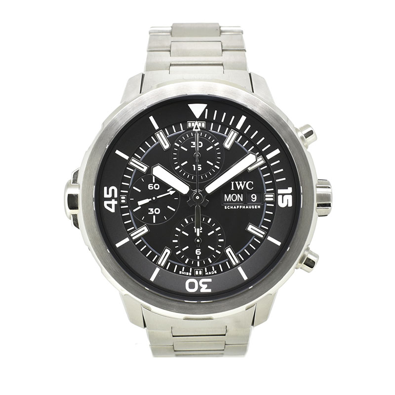 IWC　アクアタイマー クロノグラフ　IW376804　SS　44mm　ブラック　USED　中古