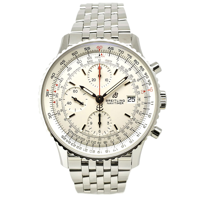 ブライトリング　BREITLING　ナビタイマー1 クロノグラフ 41　A113G-1NP　41mm　シルバー　USED　中古