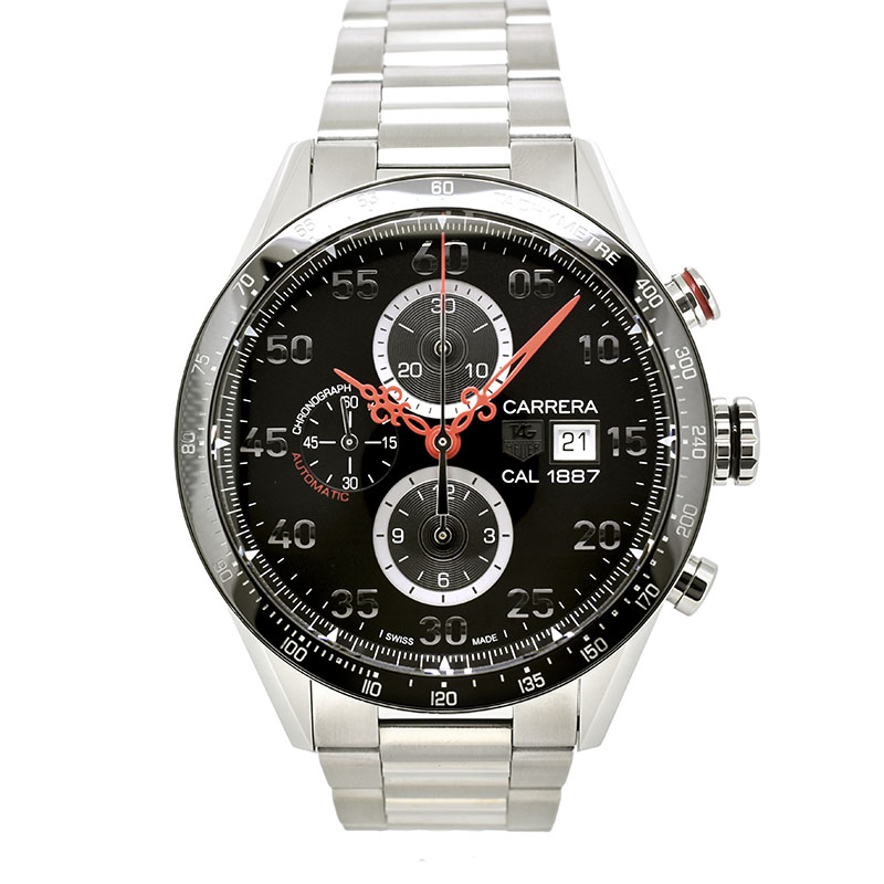 タグホイヤー　TAG HEUER　カレラタキメータークロノ キャリバー1887 タイムマシーン by nendo　CAR2A14.BA0799　日本250本限定　SS　43mm　USED　中古