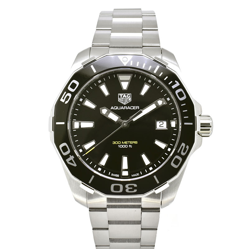 タグホイヤー　TAG HEUER　アクアレーサー　WAY111A.BA0928　41mm　ブラック　クォーツ　USED　中古