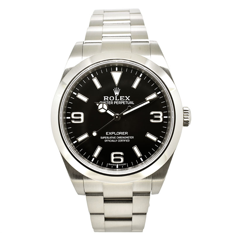 ロレックス　ROLEX　エクスプローラー1　Ref.214270　39mm　クロマライト　USED　中古