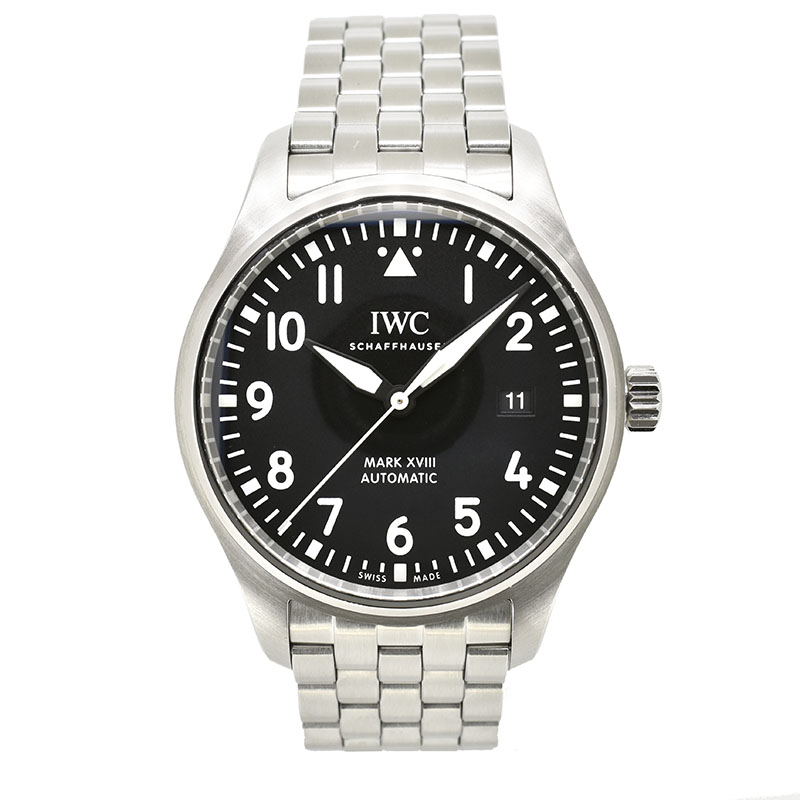 IWC　パイロットウォッチ　マーク18　IW327011　ブラック　40mm　USED　中古