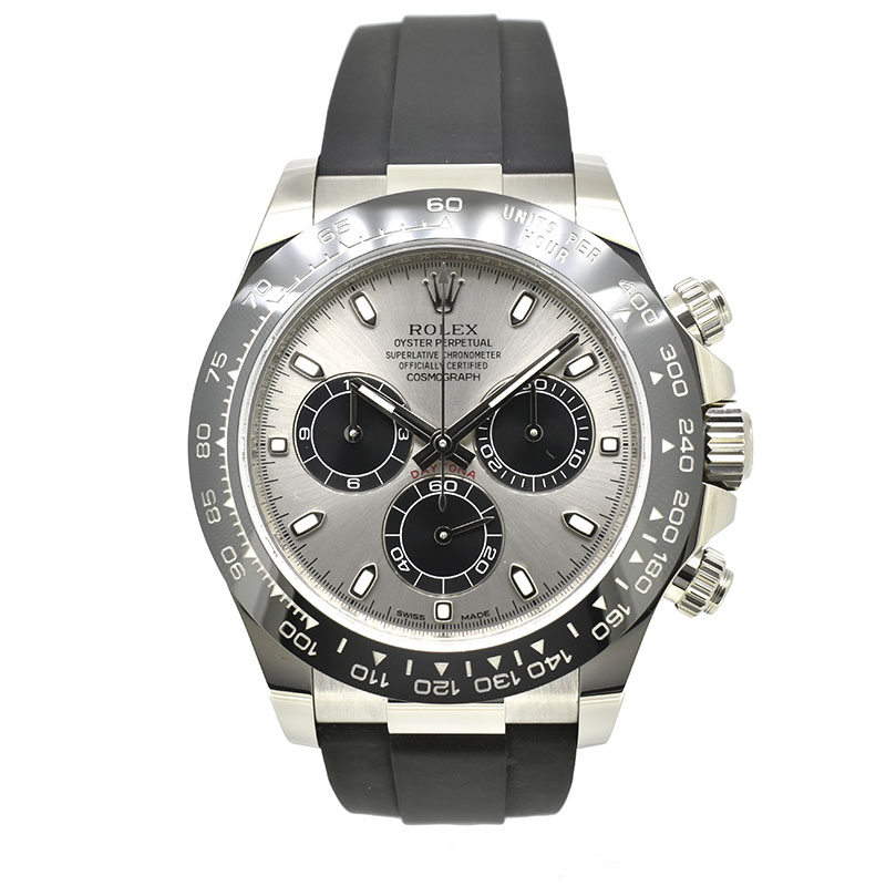 ロレックス　ROLEX　デイトナ　116519LN　スチール/ブラック　オイスターフレックス　18KWG　USED　中古