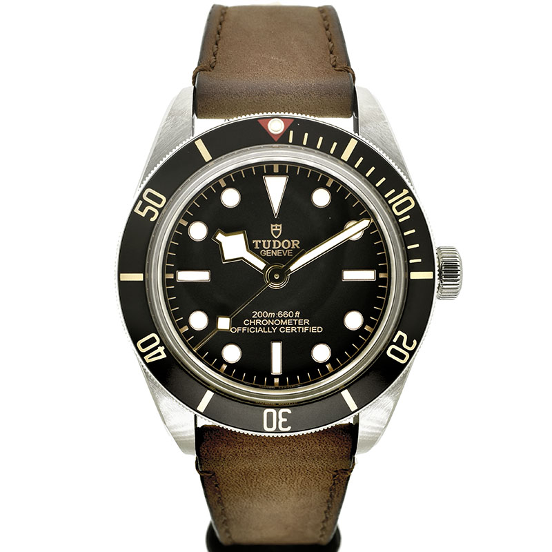 チューダー(チュードル)　TUDOR　ヘリテージ ブラックベイ フィフティエイト　79030N　39mm　ブラック　USED　中古