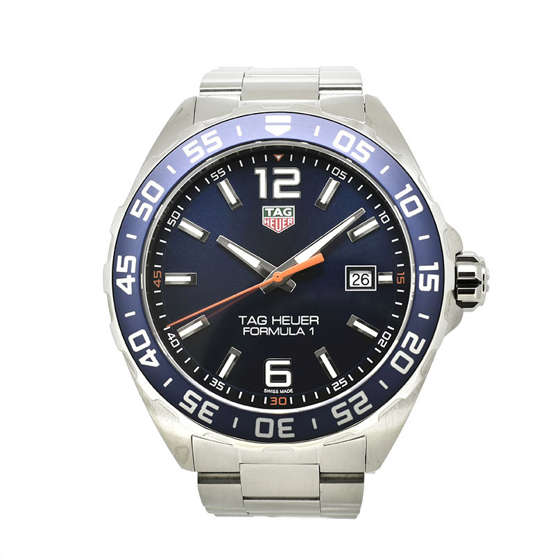 タグホイヤー　TAG HEUER　フォーミュラ1　WAZ1010.BA0842 　ブルー　クォーツ　43mm　USED　中古