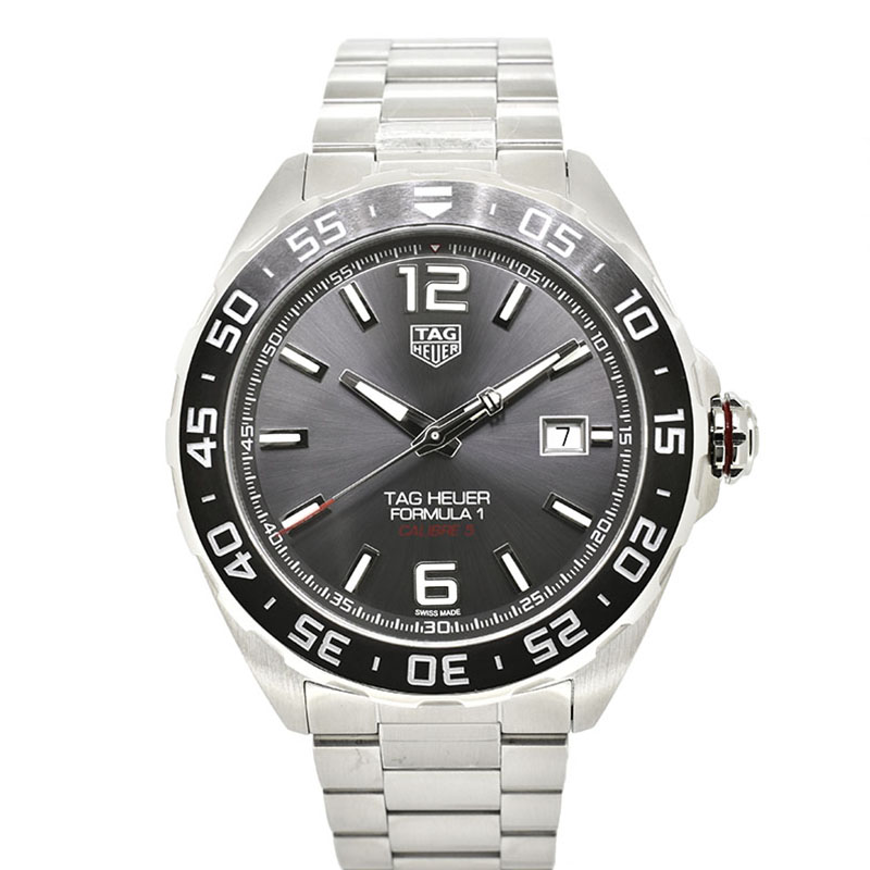 タグホイヤー　TAG HEUER　フォーミュラ1 キャリバー5　WAZ2011.BA0842　グレー　43mm　USED　中古