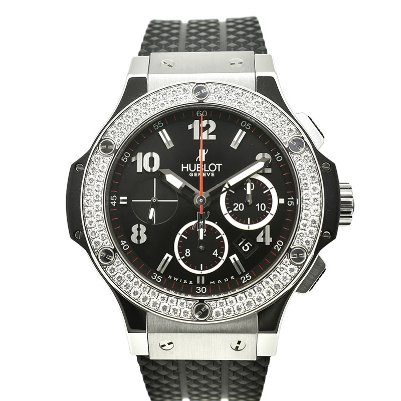 ウブロ　HUBLOT　ビッグバン ベゼルダイヤ　301.SX.130.RX.114　44mm　ラバーベルト　USED　中古