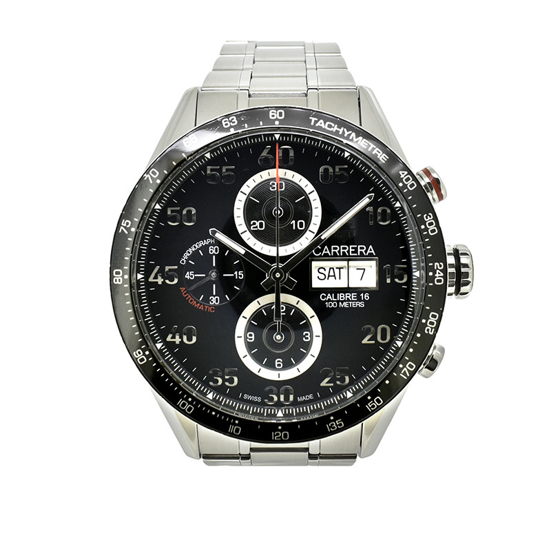 タグホイヤー　TAG HEUER　カレラ クロノグラフ デイデイト　CV2A10.BA0796　自動巻　SS　43mm　USED　中古