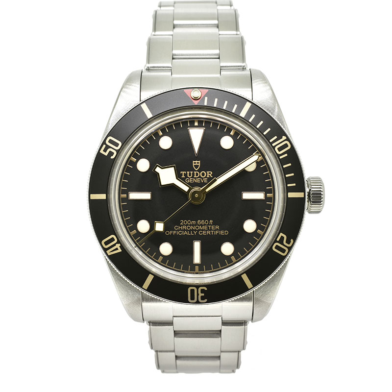 チューダー(チュードル)　TUDOR　ヘリテージ ブラックベイ フィフティエイト　79030N　39mm　ブラック　USED　中古