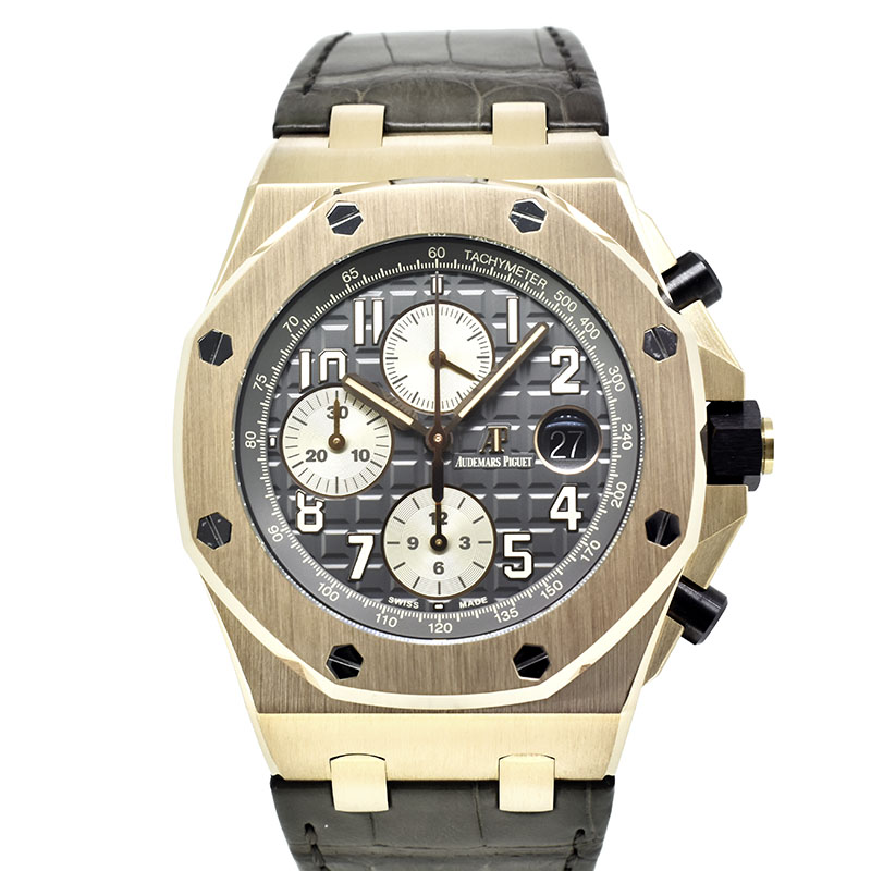 オーデマ・ピゲ　AUDEMARS PIGUET　ロイヤルオーク オフショアクロノグラフ　26470OR.OO.A125CR.01　18KPG　42mm　USED　中古