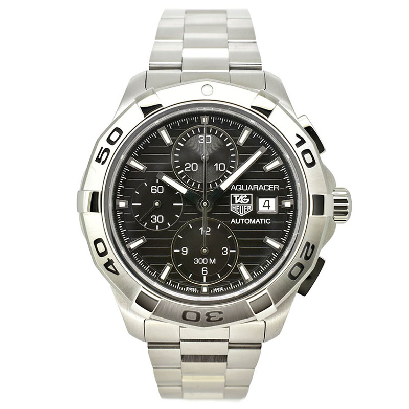 タグホイヤー　TAG HEUER　アクアレーサー クロノグラフ　CAP2110.BA0833　42mm　ブラック　USED　中古