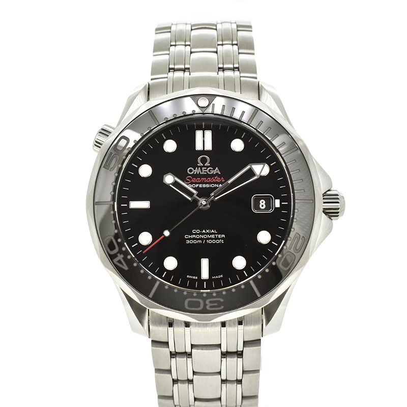 オメガ　OMEGA　シーマスター300 コーアクシャル　212.30.41.20.01.003　ブラック　41mm　USED　中古