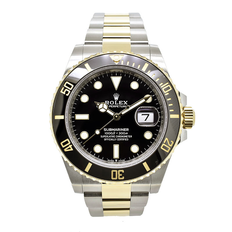 ロレックス　ROLEX　サブマリーナデイト　126613LN　18KYG/SS　41mm　ブラック　USED　中古