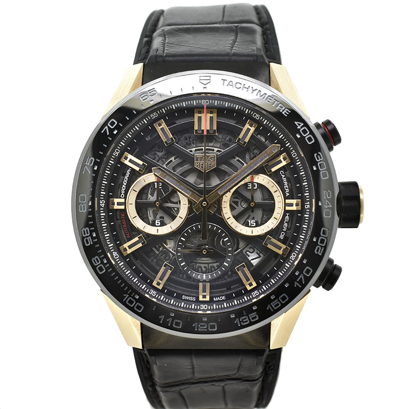 タグホイヤー　TAG HEUER　カレラ キャリバーホイヤー02 クロノグラフ　CBG2A50.FC6450　45mm　USED　中古