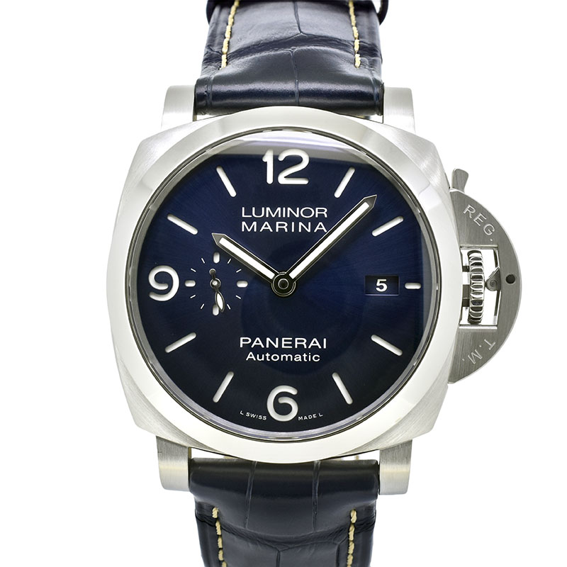 パネライ　PANERAI　ルミノールマリーナ　PAM01313　44mm　ブルー　W番　USED　中古