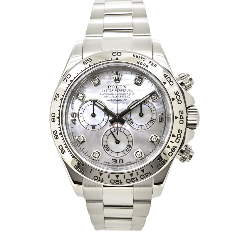 ロレックス　ROLEX　デイトナ　Ref.116509NG　ホワイトシェル　18KWG　40mm　ランダム番　USED　中古