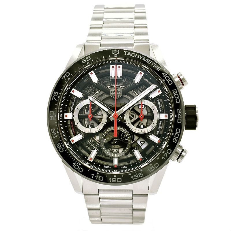 タグホイヤー　TAG HEUER　カレラ キャリバーホイヤー02 クロノグラフ　CBG2010.BA0662　SS　43mm　USED　中古