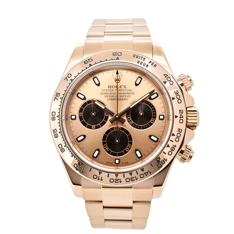 ロレックス　ROLEX　デイトナ　Ref.116505　18ERG　ピンク/ブラック　ランダム番　USED　中古