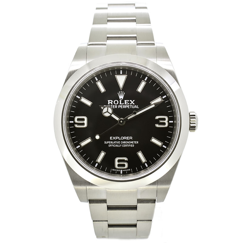 ロレックス　ROLEX　エクスプローラー1　Ref.214270　39mm　クロマライト　USED　中古