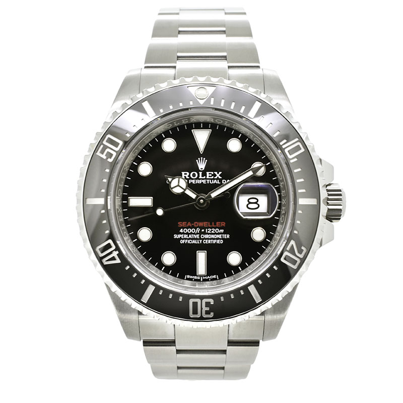 ロレックス　ROLEX　シードゥエラー　126600　クラウン無し　MK1ダイヤル　43mm　ブラック　USED　中古