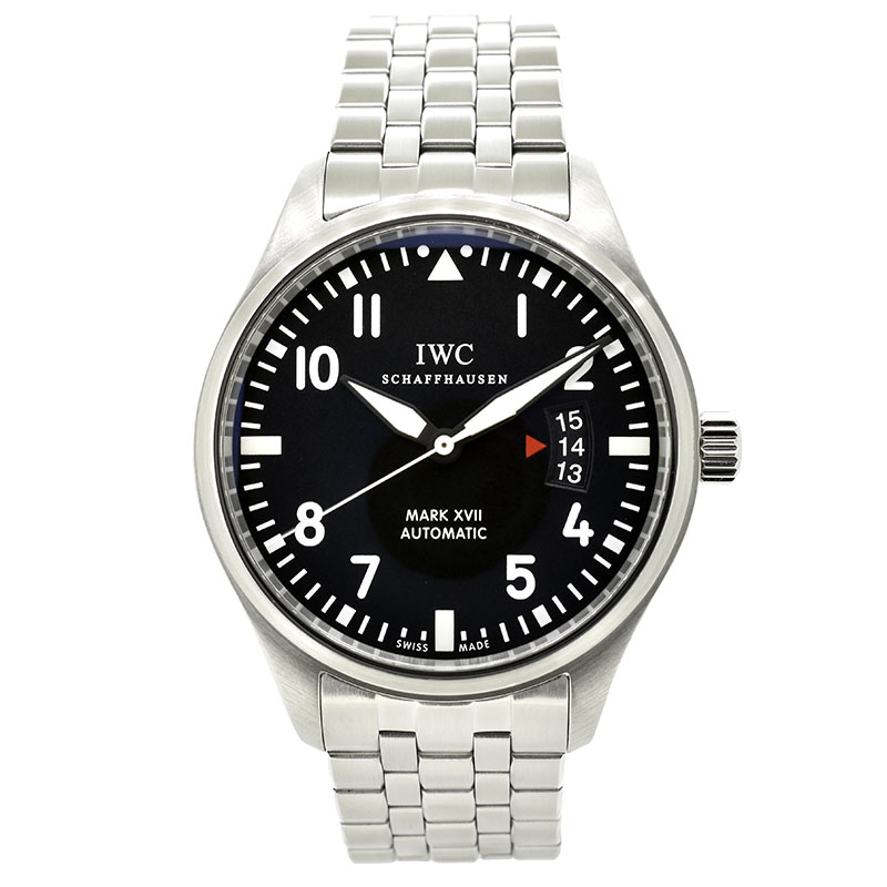 IWC　パイロットウォッチ　マーク17　IW326504　ブラック　41mm　USED　中古