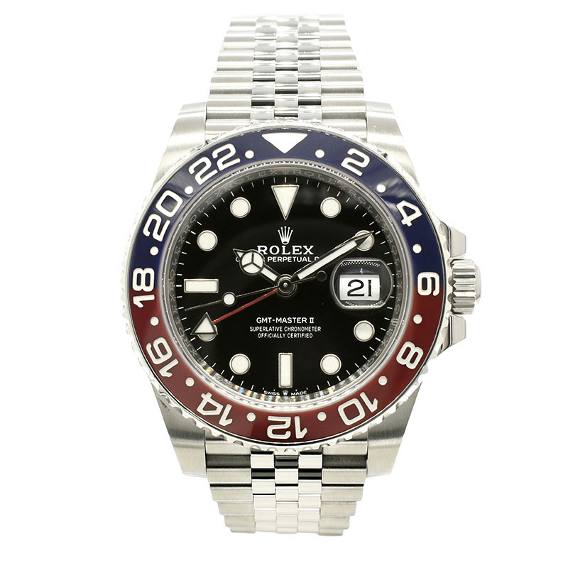 ロレックス　ROLEX　GMTマスター2　126710BLRO　ブルー/レッドベゼル　40mm　USED　中古