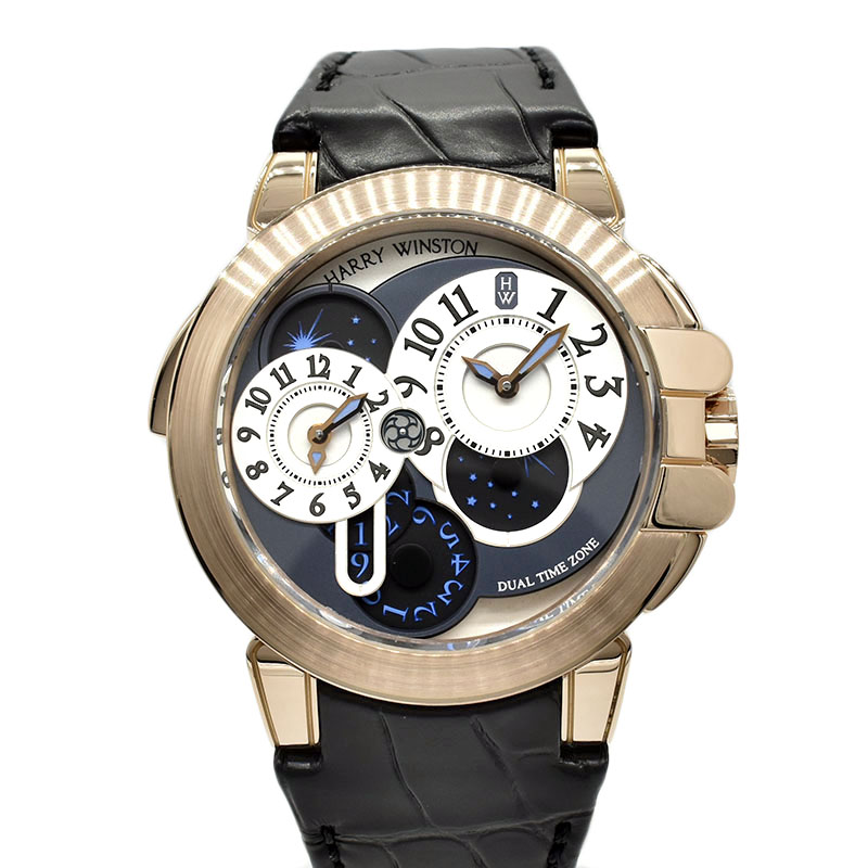ハリーウィンストン　HARRY WINSTON　オーシャン デュアルタイム　OCEATZ44RR001　44mm　USED　中古