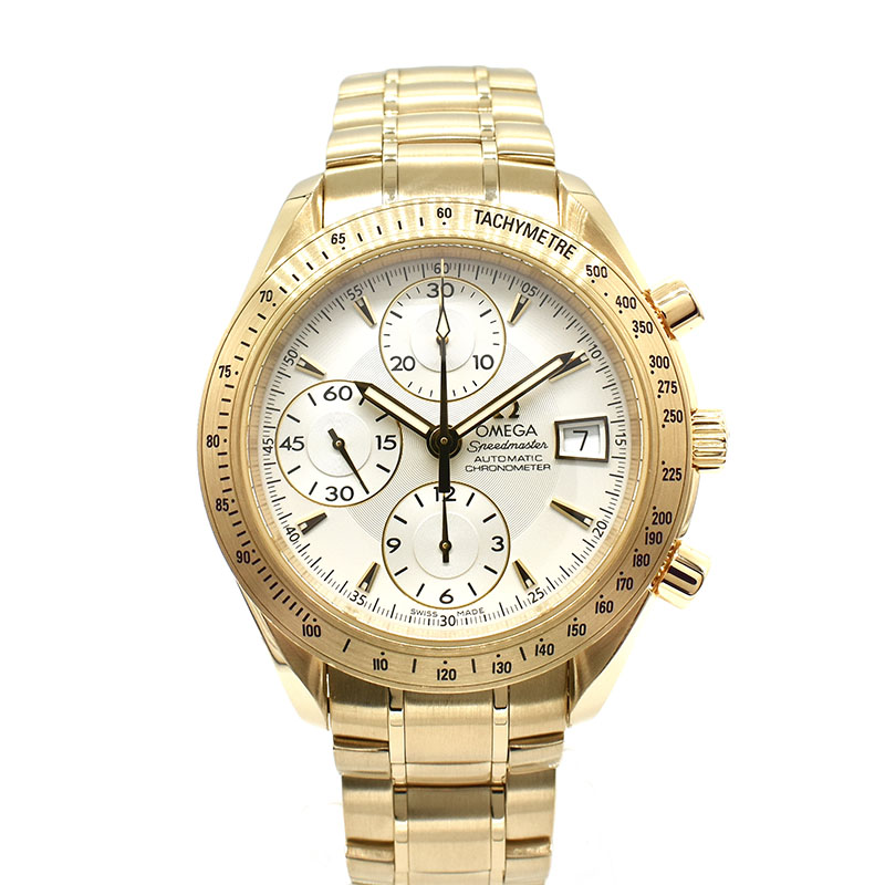 オメガ　OMEGA　スピードマスターデイト　323.50.40.40.02.001　18KYG　40mm　USED　中古