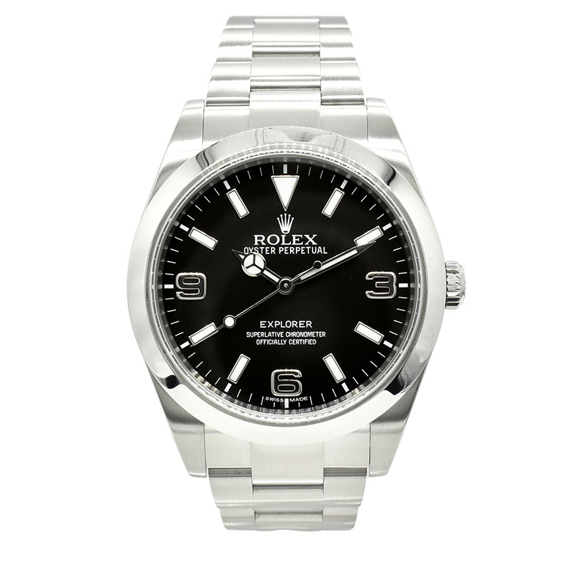 ロレックス　ROLEX　エクスプローラー1　Ref.214270　39mm　ブラックアウト　ランダム番　USED　中古