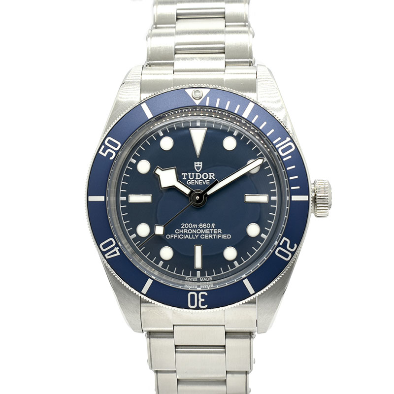 チューダー(チュードル)　TUDOR　ヘリテージ ブラックベイ フィフティエイト　79030B　39mm　ブルー　USED　中古