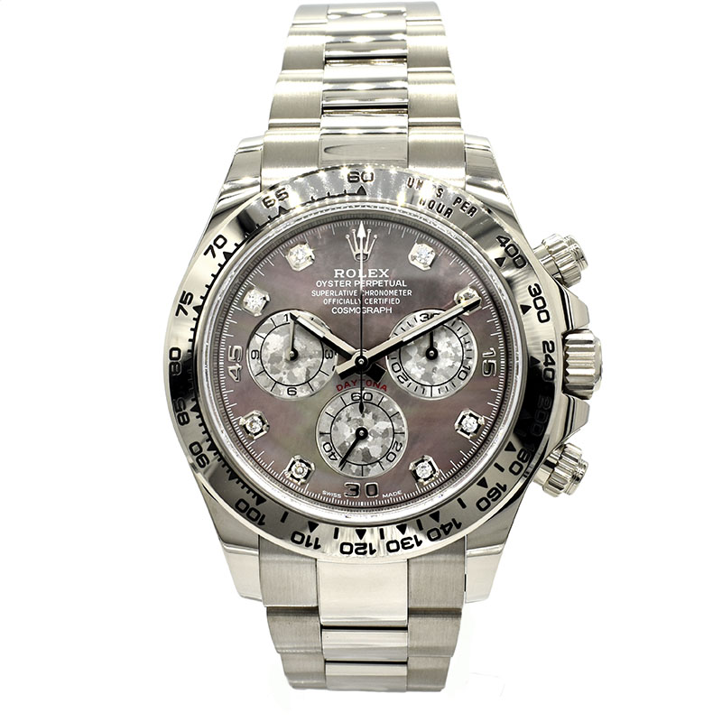 ロレックス　ROLEX　デイトナ　Ref.116509NG　ブラックシェル/8Pダイヤ　18KWG　未使用品