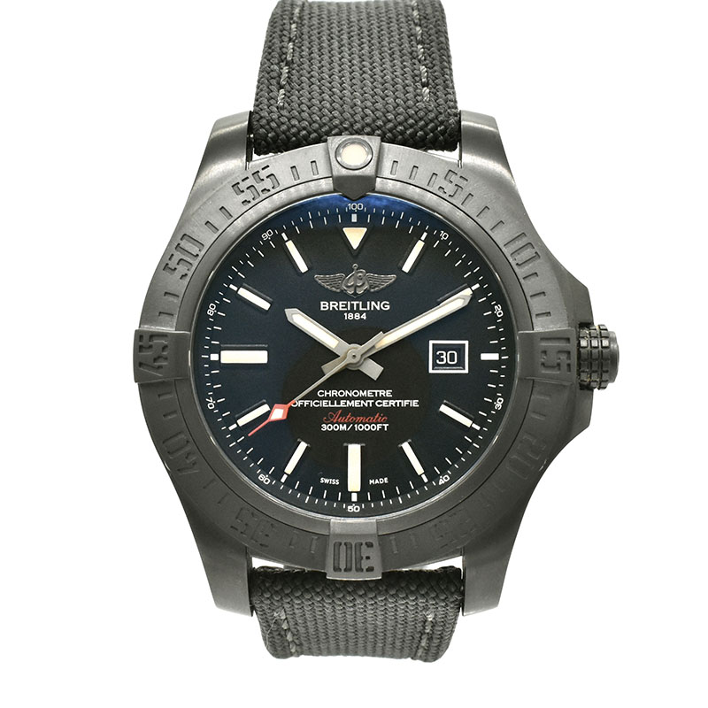 ブライトリング　BREITLING　アベンジャー ブラックバード　V173B12MMA　48mm　USED　中古