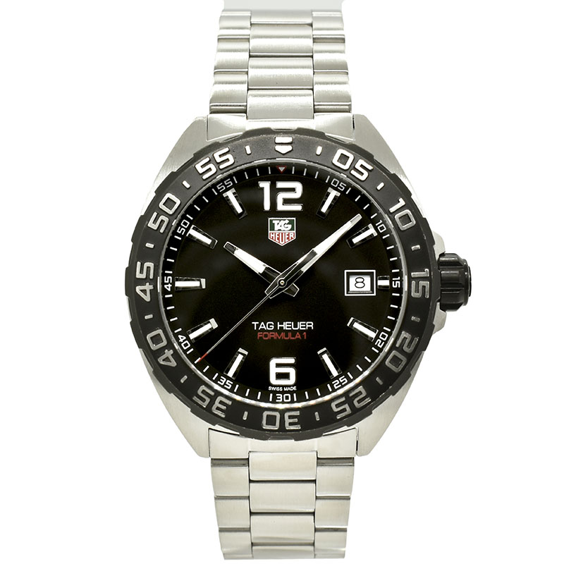 タグホイヤー　TAG HEUER　フォーミュラ1　WAZ1110.BA0875 　ブラック　クォーツ　41mm　USED　中古